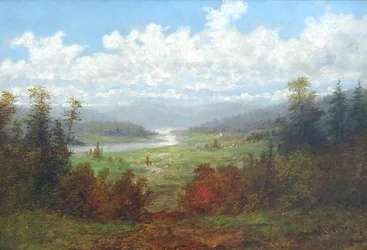 Paisaje del río Linville